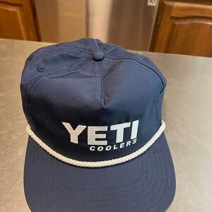 YETI Dark Blue Hat with Light Rope Accent